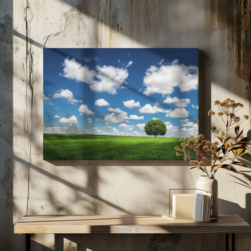 Eenzame boom | Canvas