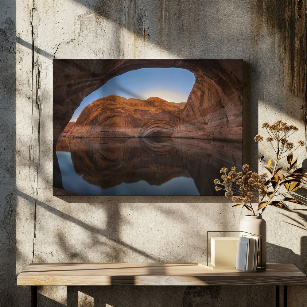 Kathedraal in de woestijn | Canvas