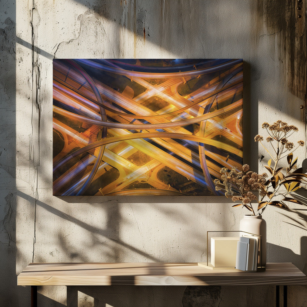 Elektrische Stad | Canvas