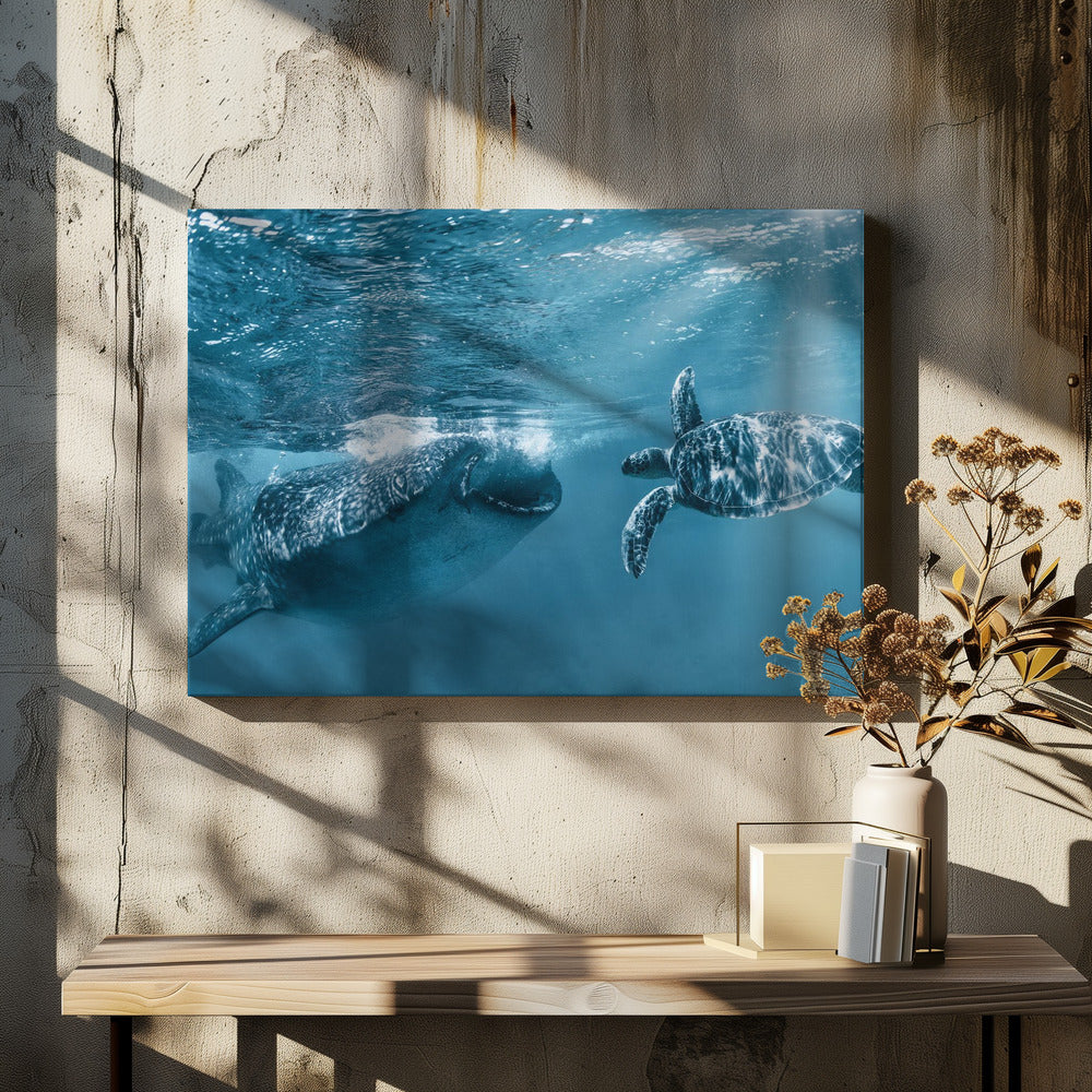 Eenmaal bij de oceaan | Canvas