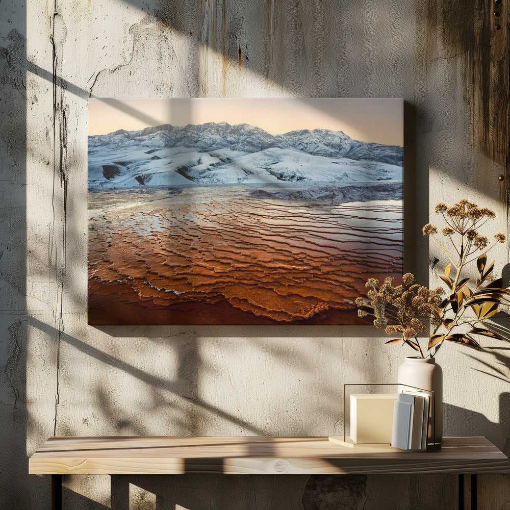 Badab-e Surt-textuur | Canvas