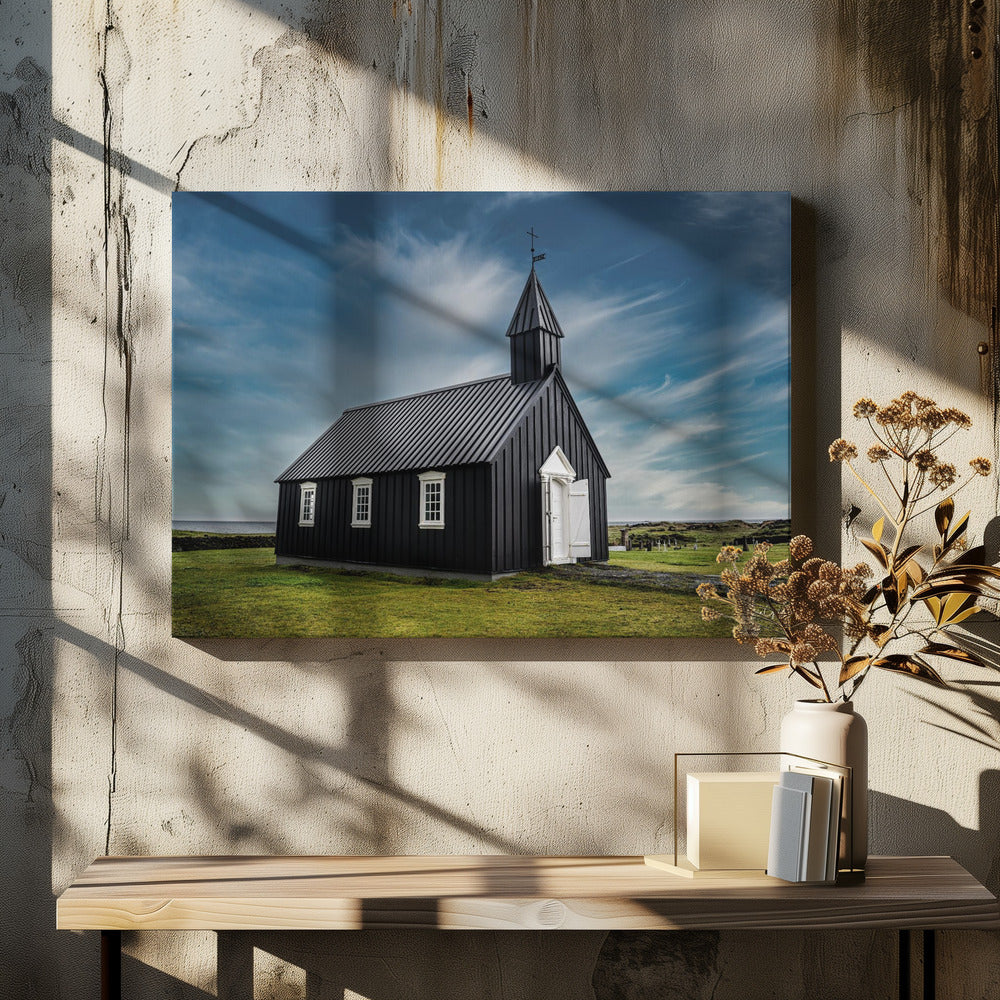 Zwarte Kerk in IJsland | Canvas