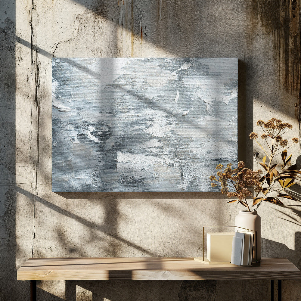 Cool Gray And White Tones | Canvas