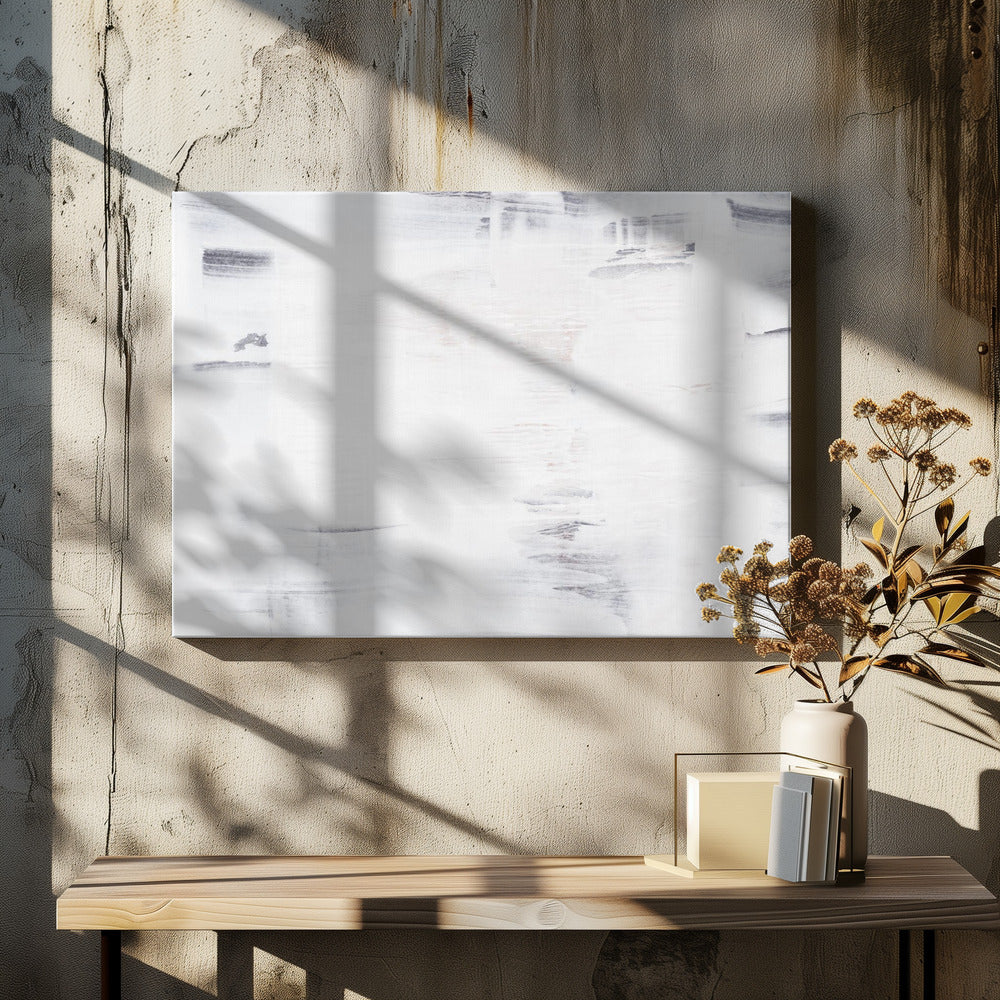 Blend Of White And Gray Tones | Canvas