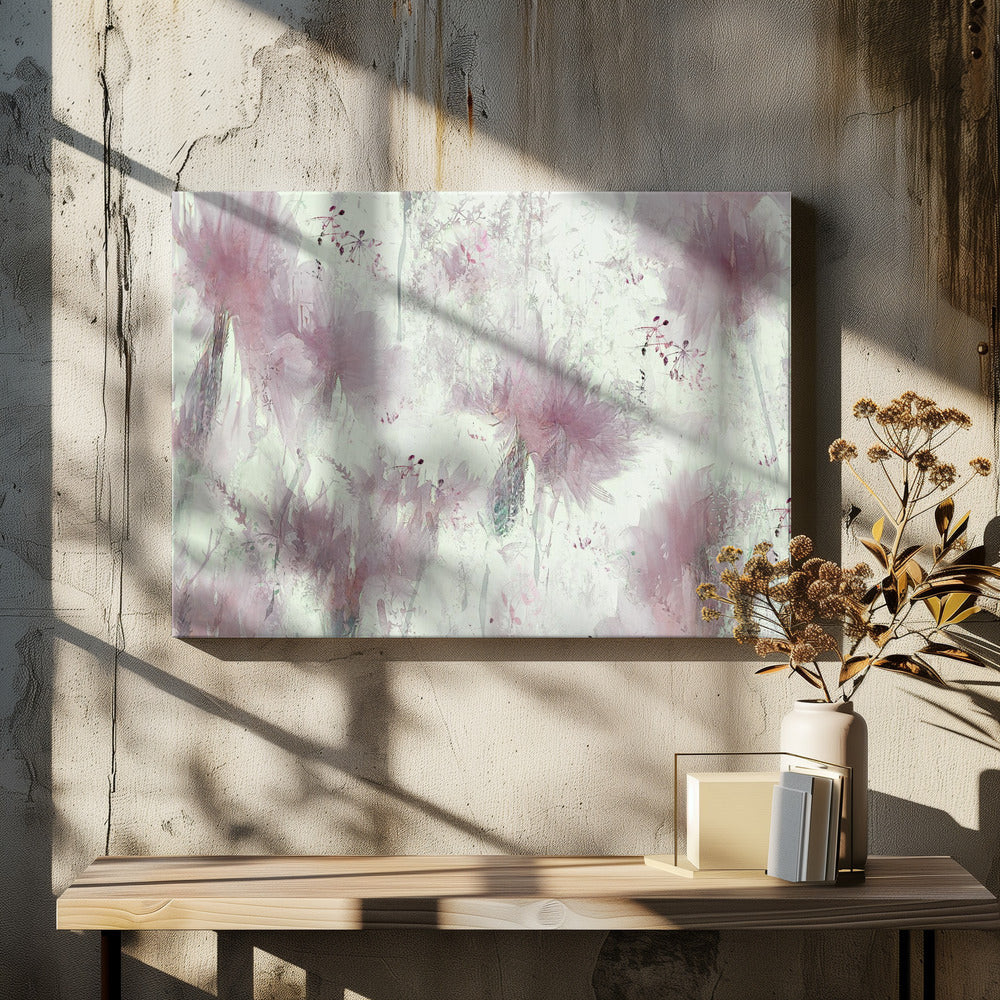 Bloemenbehang | Canvas