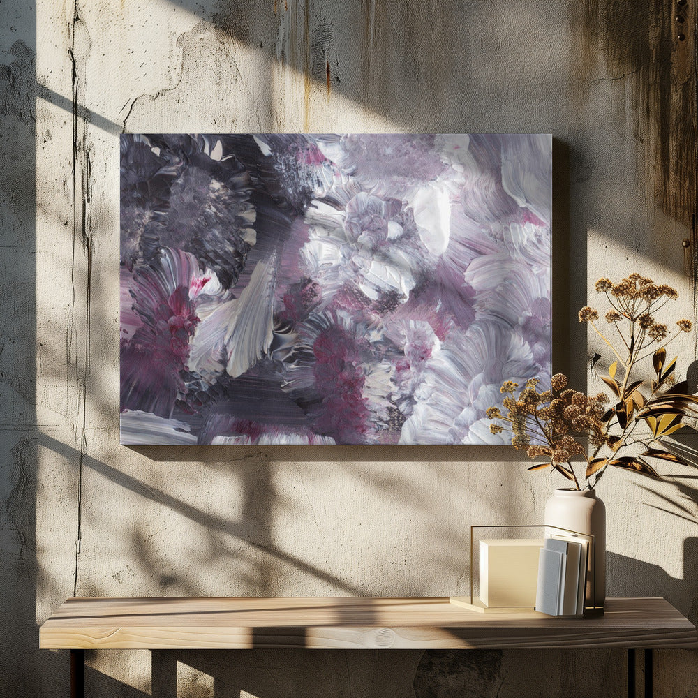 Florale impressionistische penseelstreken | Canvas