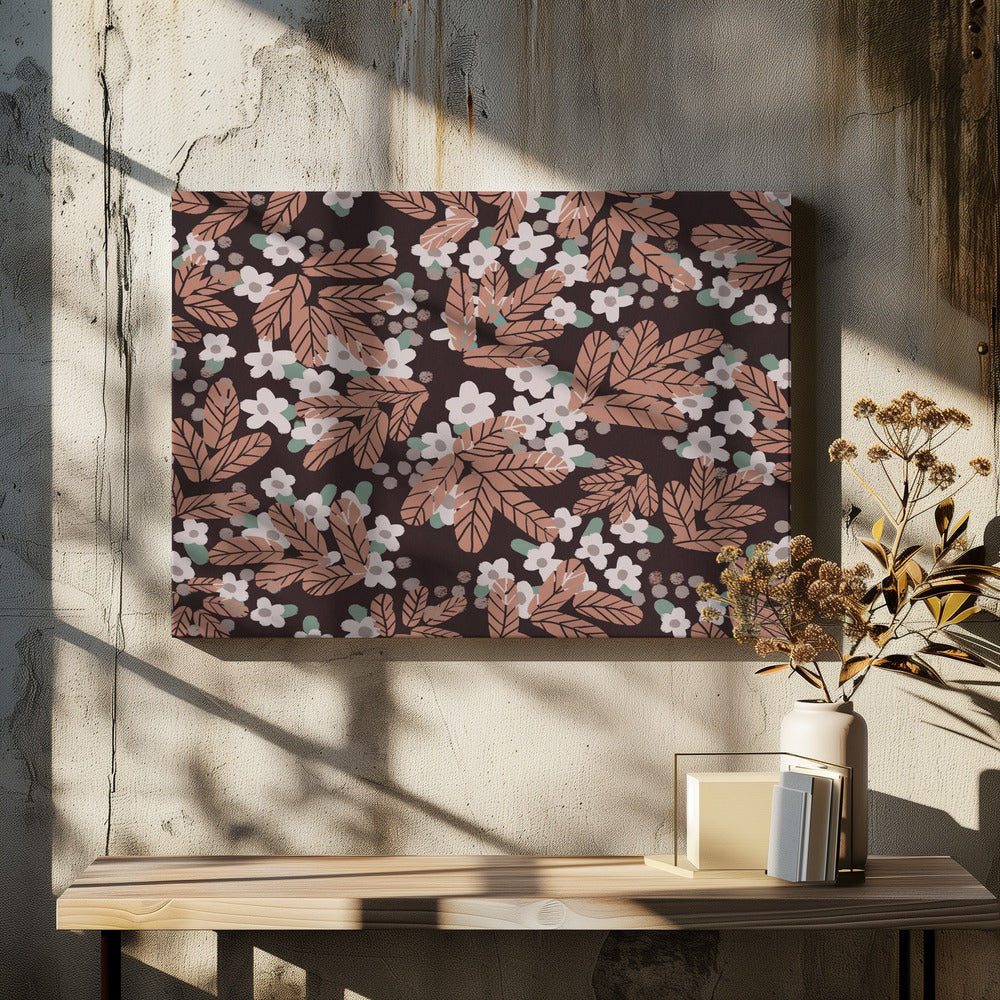 Herfstbloesempatroon | Canvas