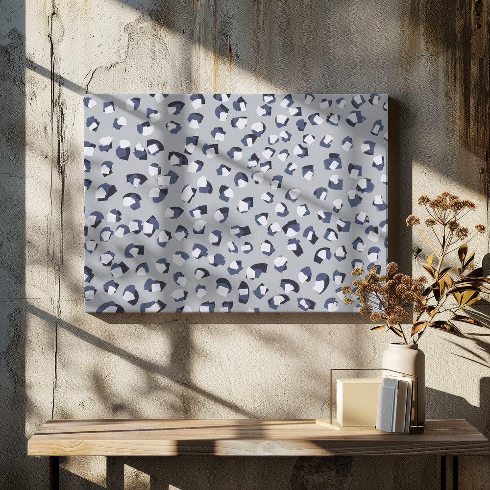Monochrome werveling | Canvas