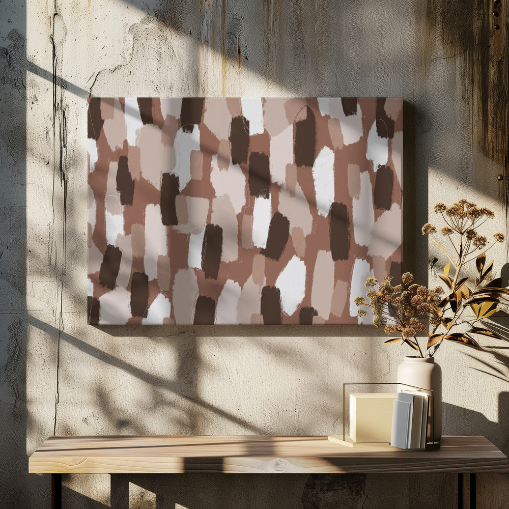Aardse penseelstreken | Canvas