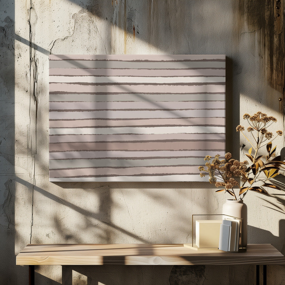 Aardse strepen | Canvas