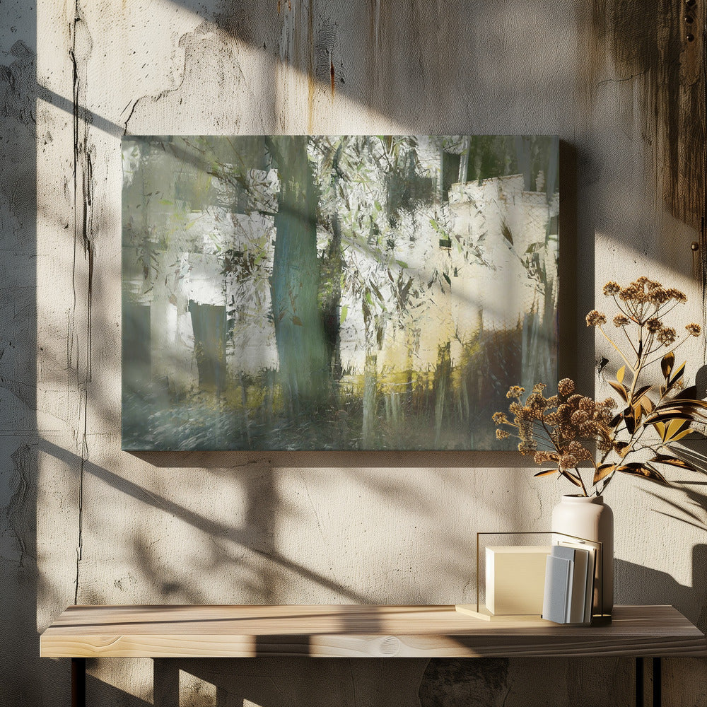 In de tuin | Canvas