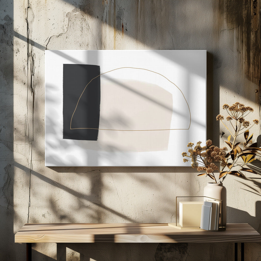Gebogen Eenvoud | Canvas
