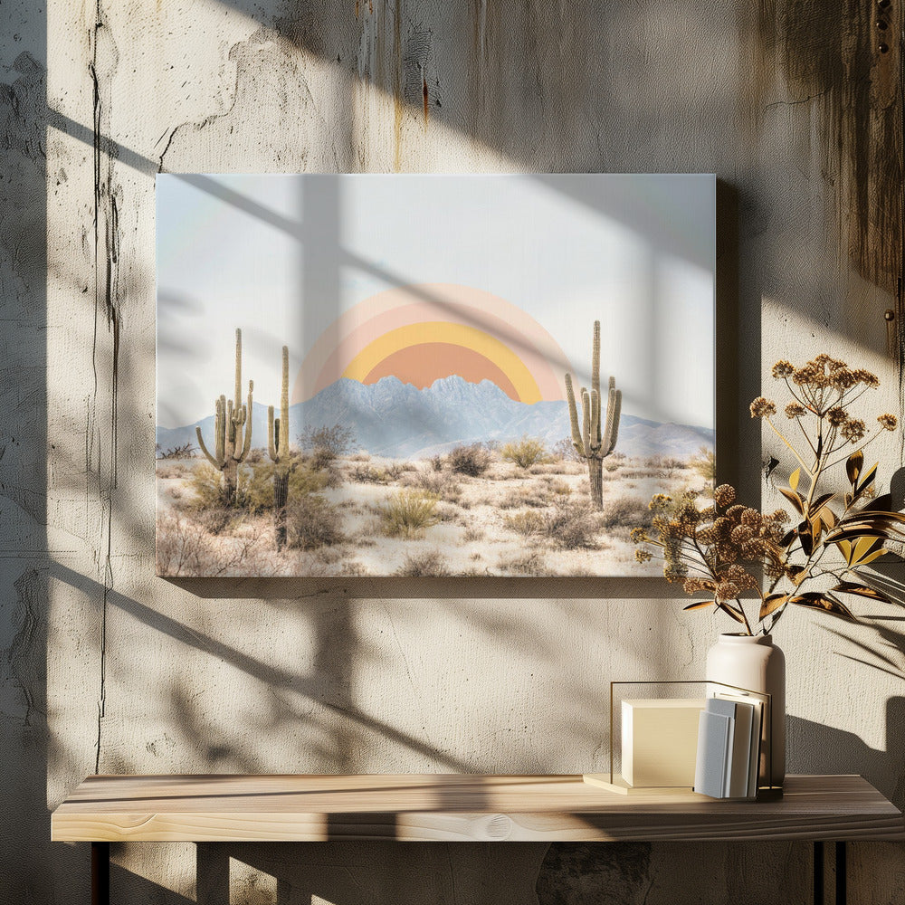 Zonsopgang in Arizona | Canvas