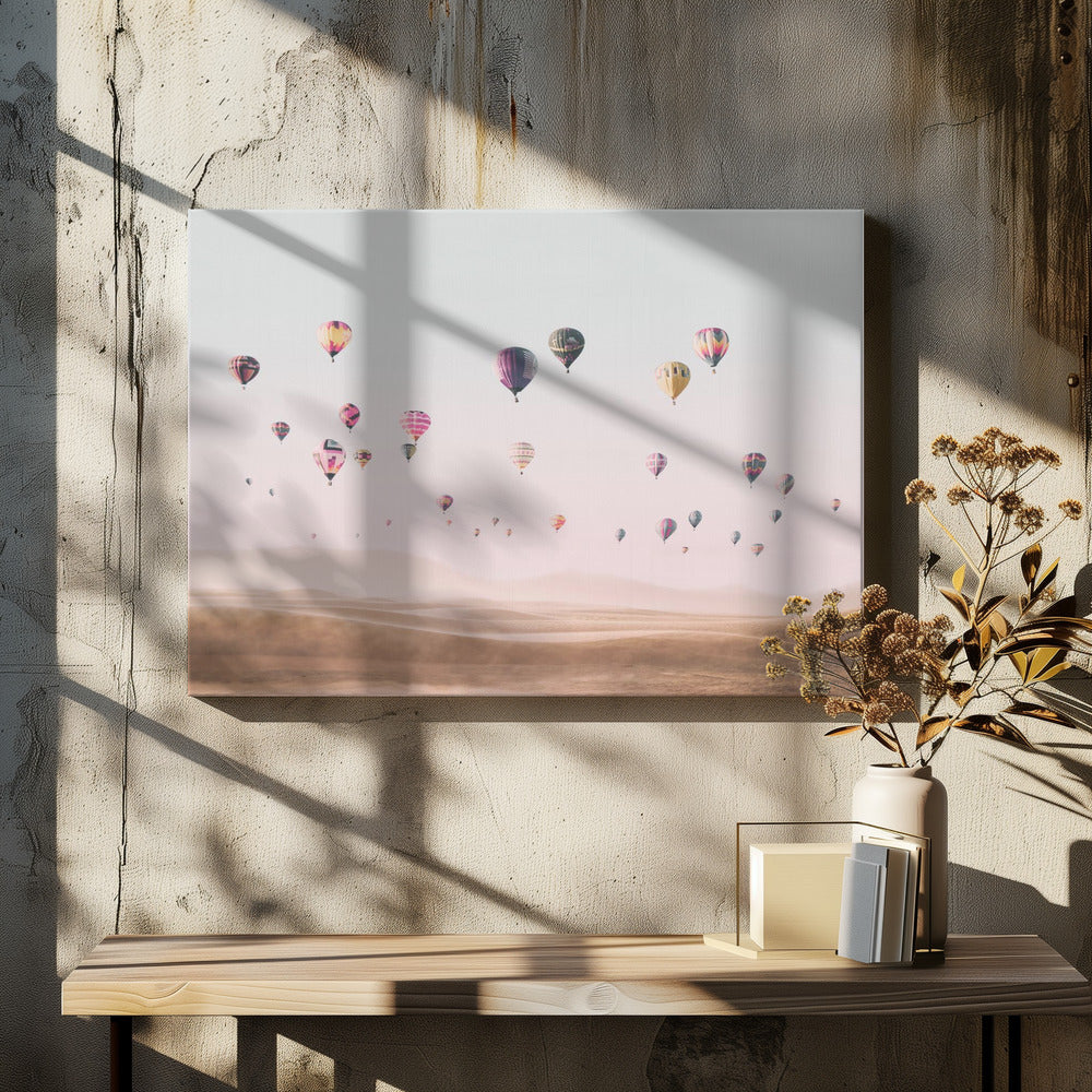 Rond de wereld | Canvas