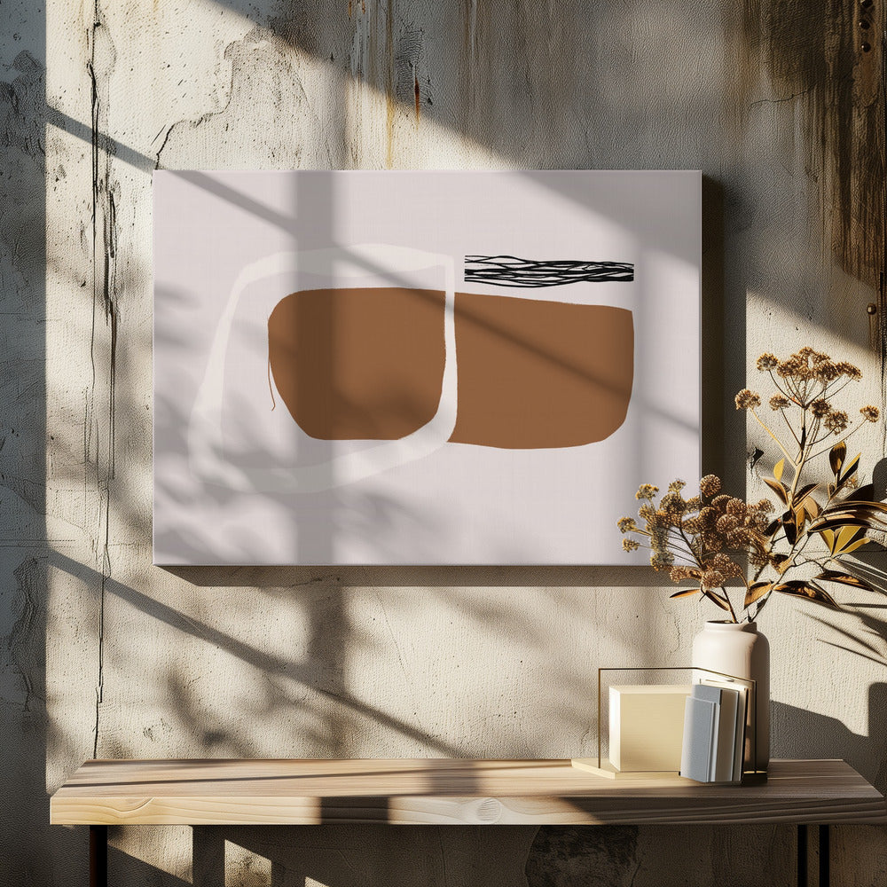 Aards minimalisme | Canvas