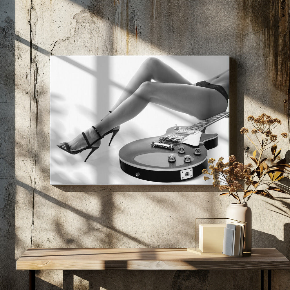 Langbenige Les Paul | Canvas
