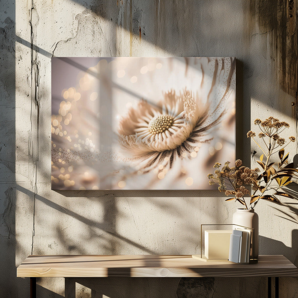 Bloemblaadjes Glow Dromen | Canvas