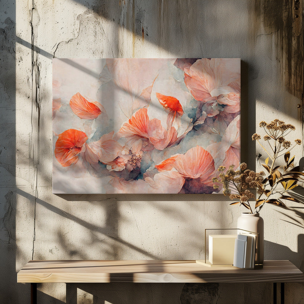 Bloemblaadjesfluisteringen | Canvas