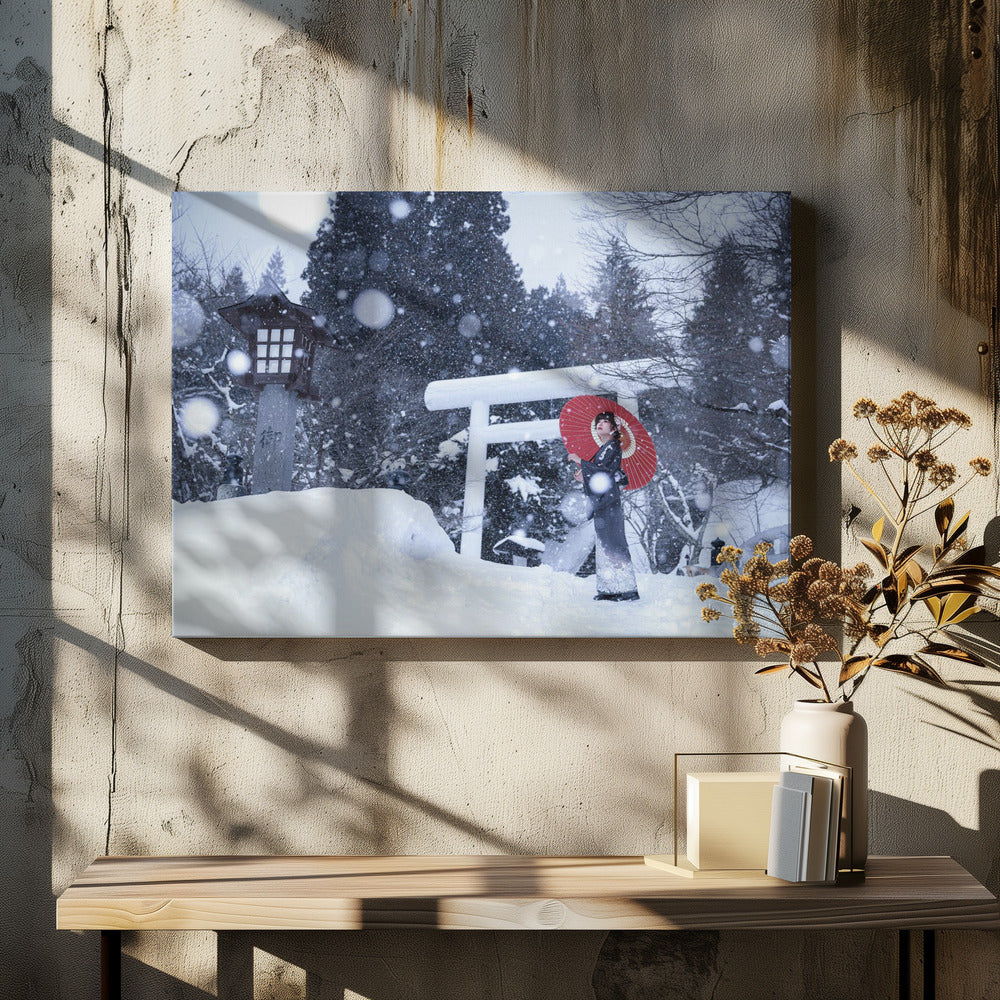 Winterheiligdom in Japan | Canvas