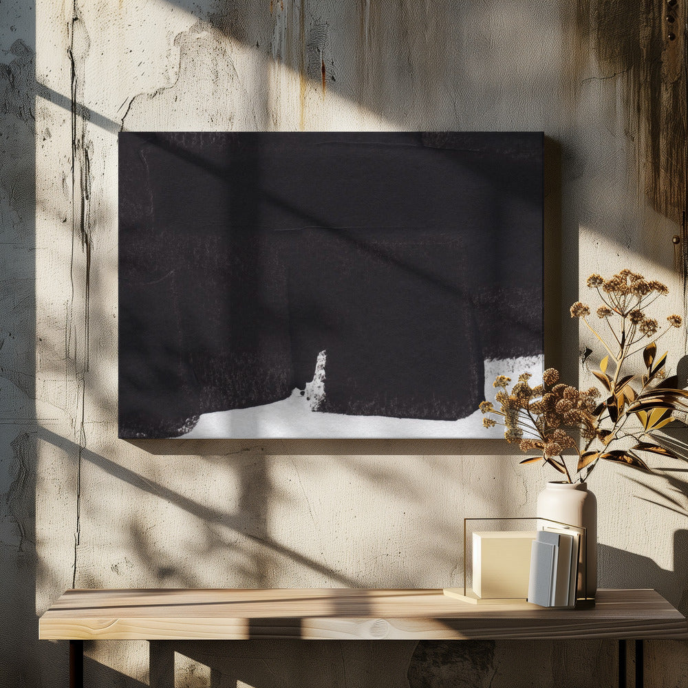 Diepe houtskooldroom | Canvas