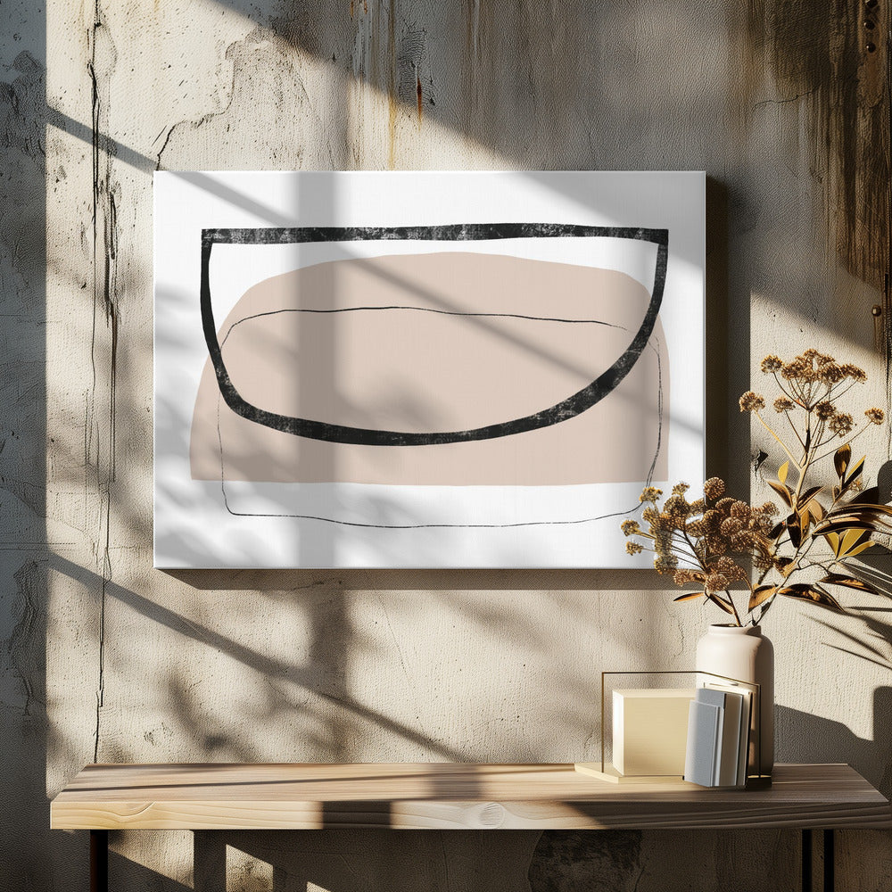 Geometric Shapes And Neutral Tones | Canvas