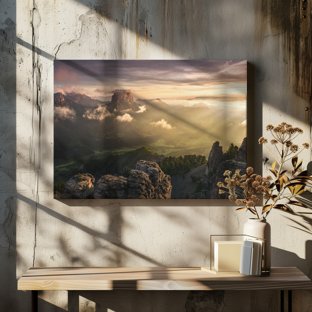 Machtige ochtend | Canvas