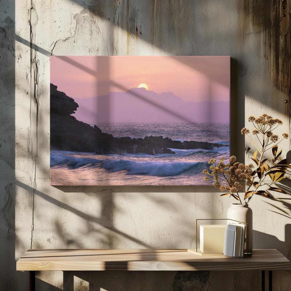 Paarse ochtend | Canvas