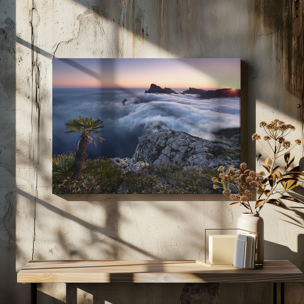 Schemering Uitkijkpunt | Canvas