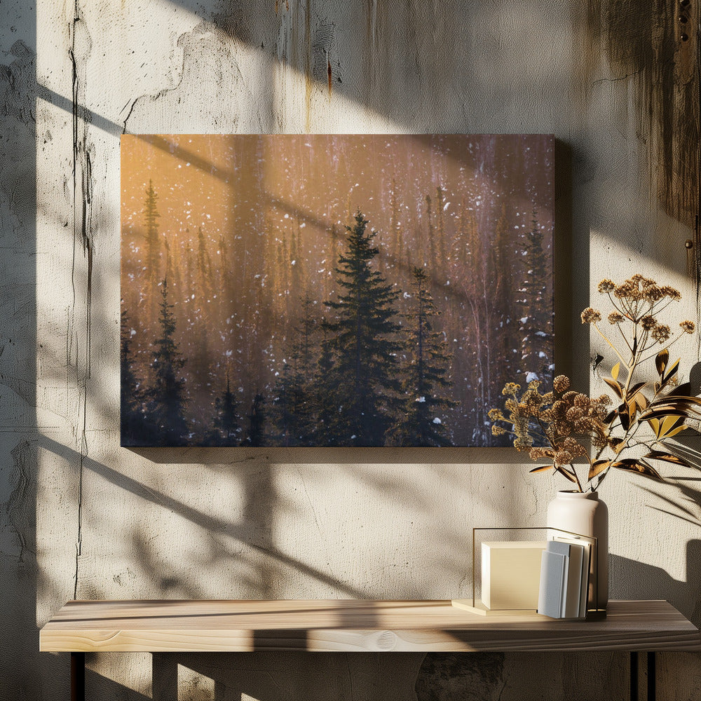 Sneeuwvlokken | Canvas