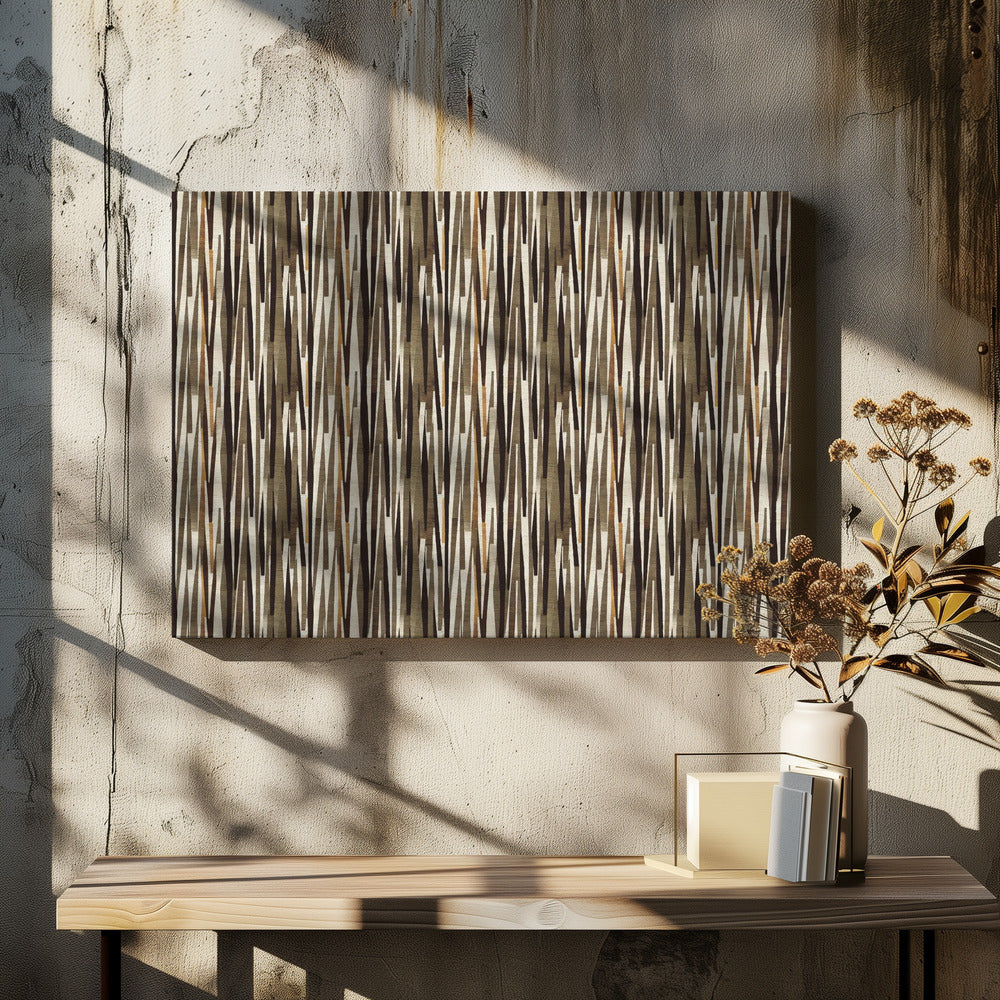 Symmetrische strepen | Canvas