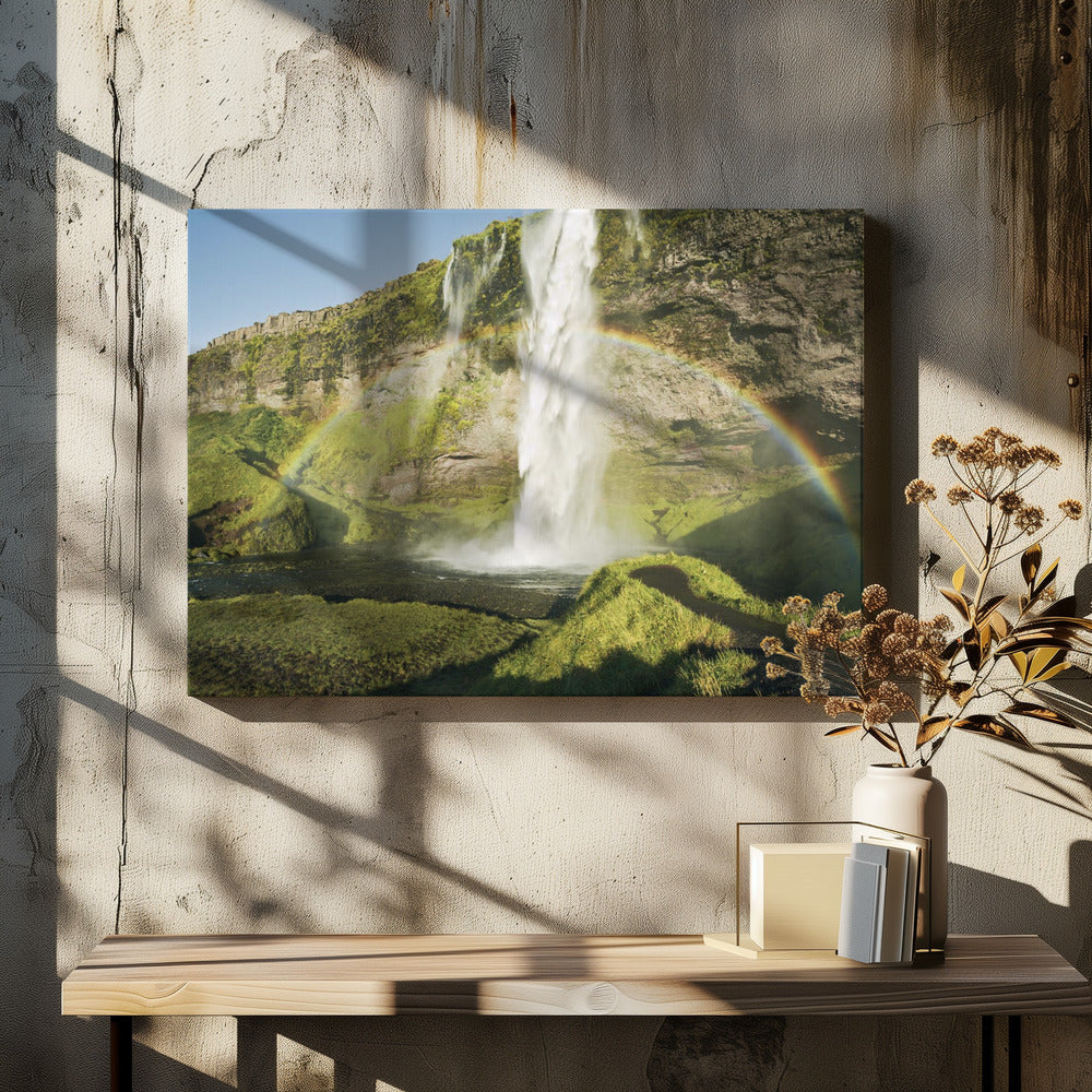 Regenboogwaterval | Canvas