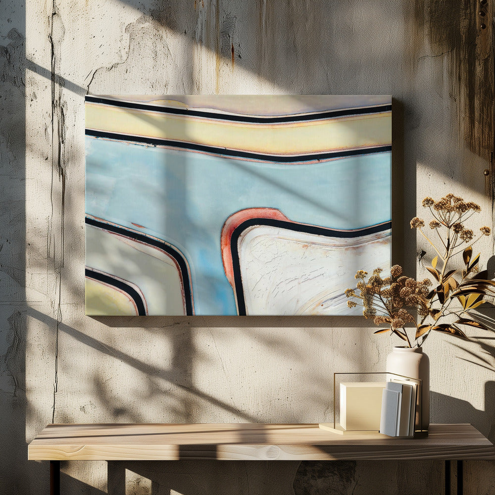 Abstract van lithiumzoutpool | Canvas