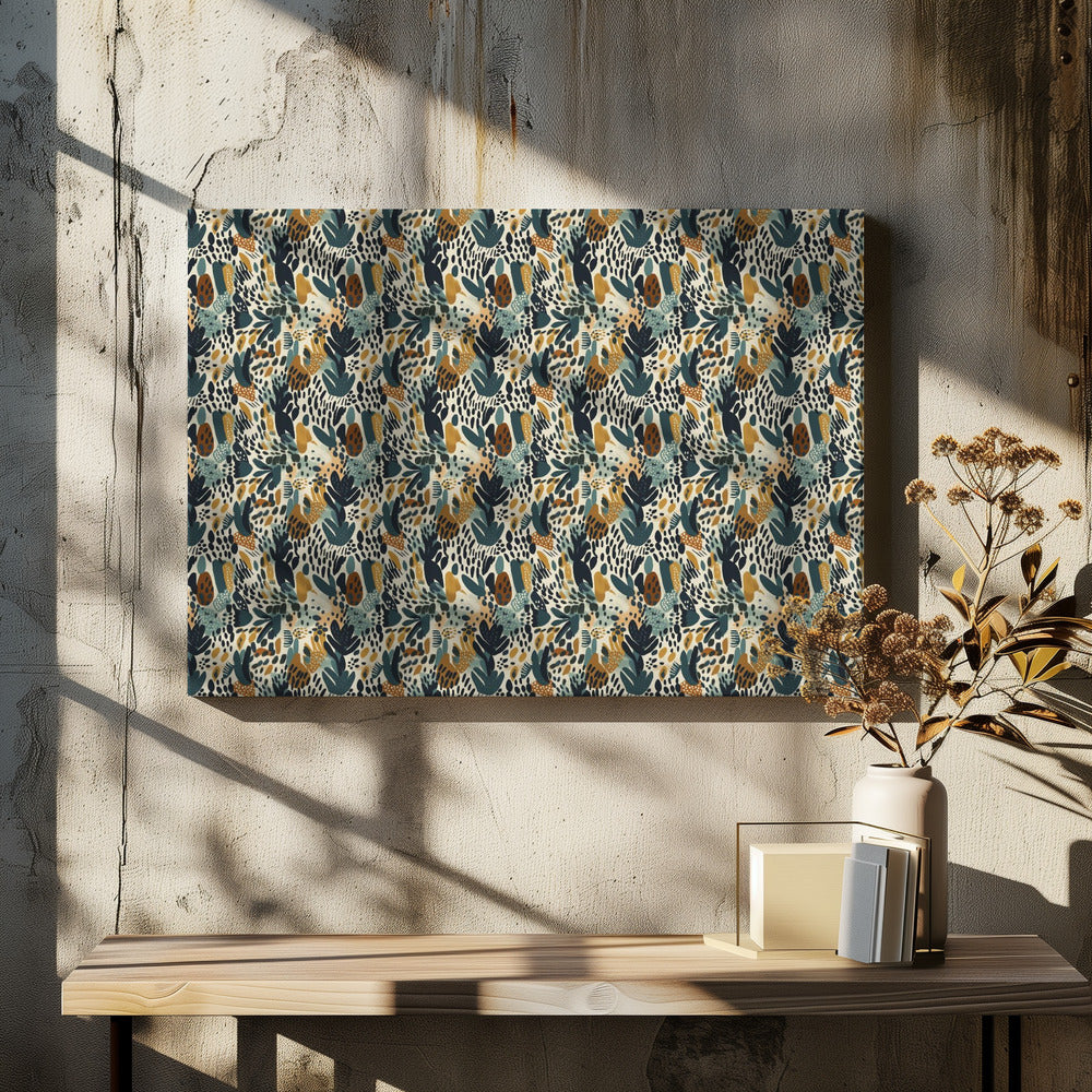 Mozaïek van de natuur | Canvas