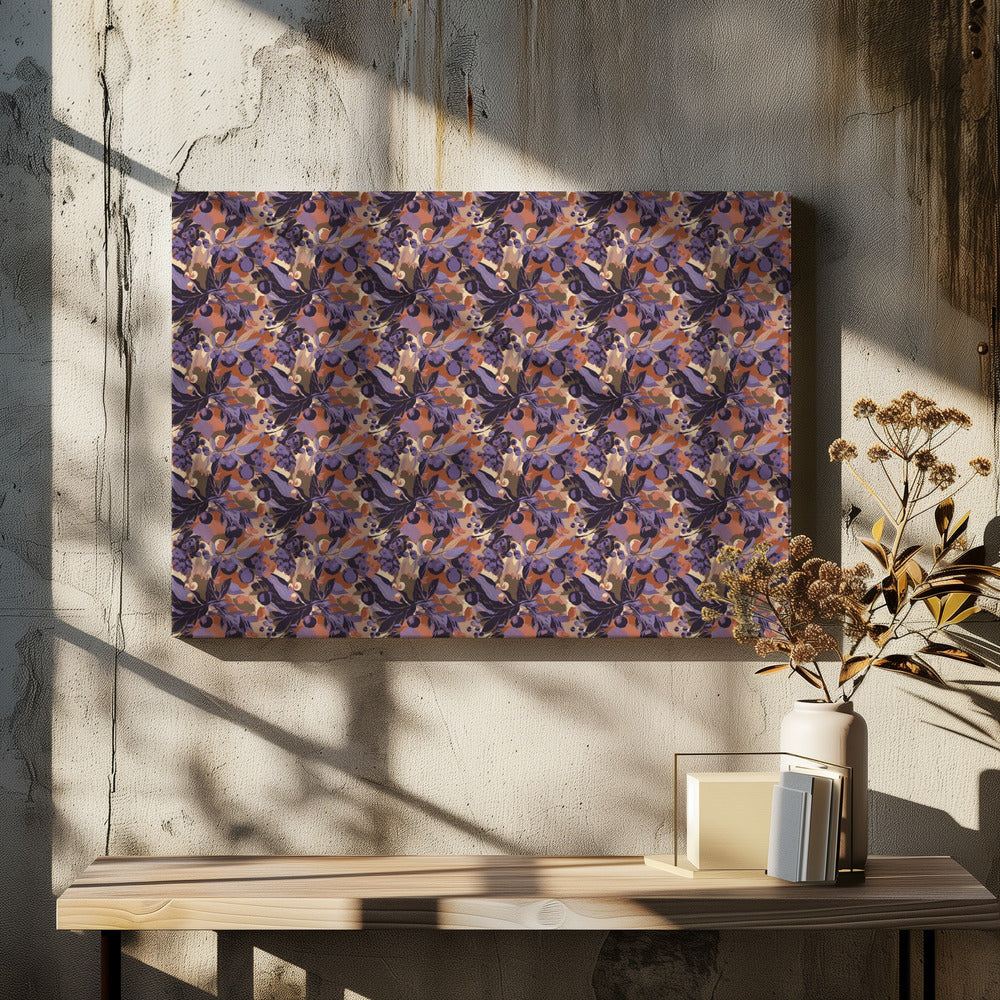 Paarse Tuinritme | Canvas