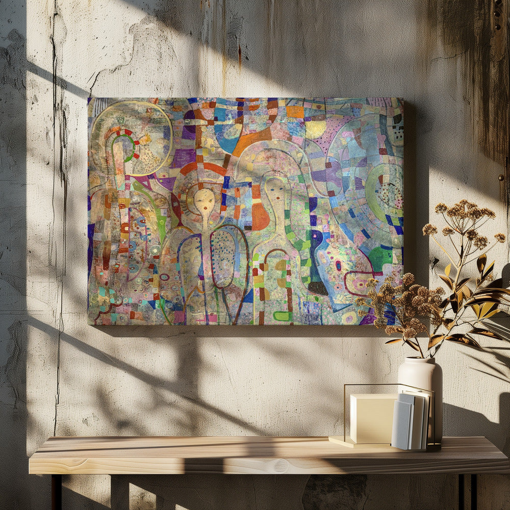 Engelen onder ons 24x30 2020 | Canvas