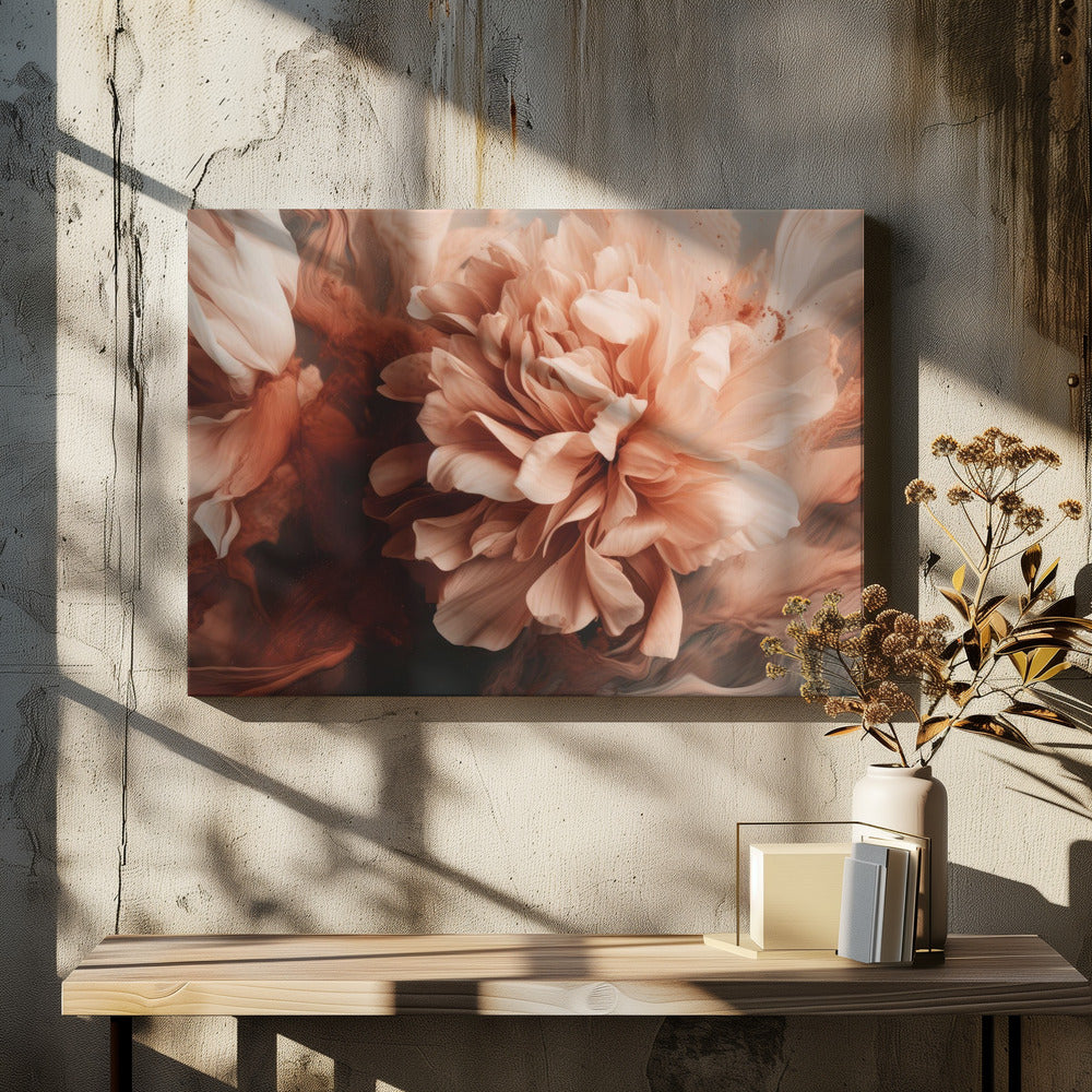 Bloemblaadjes in beweging | Canvas