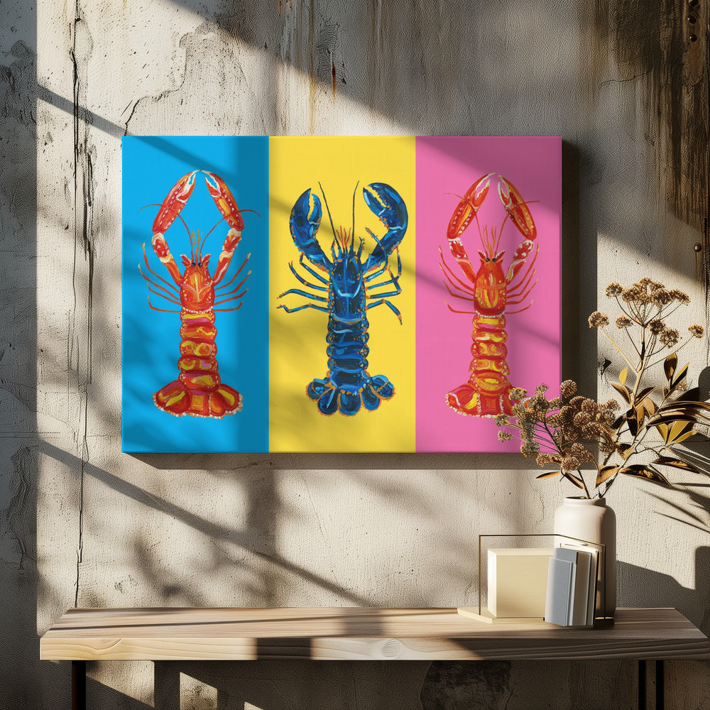 Kreeft Langoustines Pop Art | Canvas