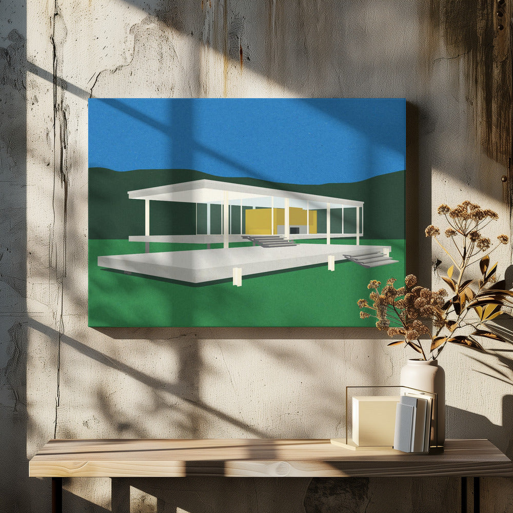 Ludwig Mies Van Der Rohe Farnsworthhuis | Canvas