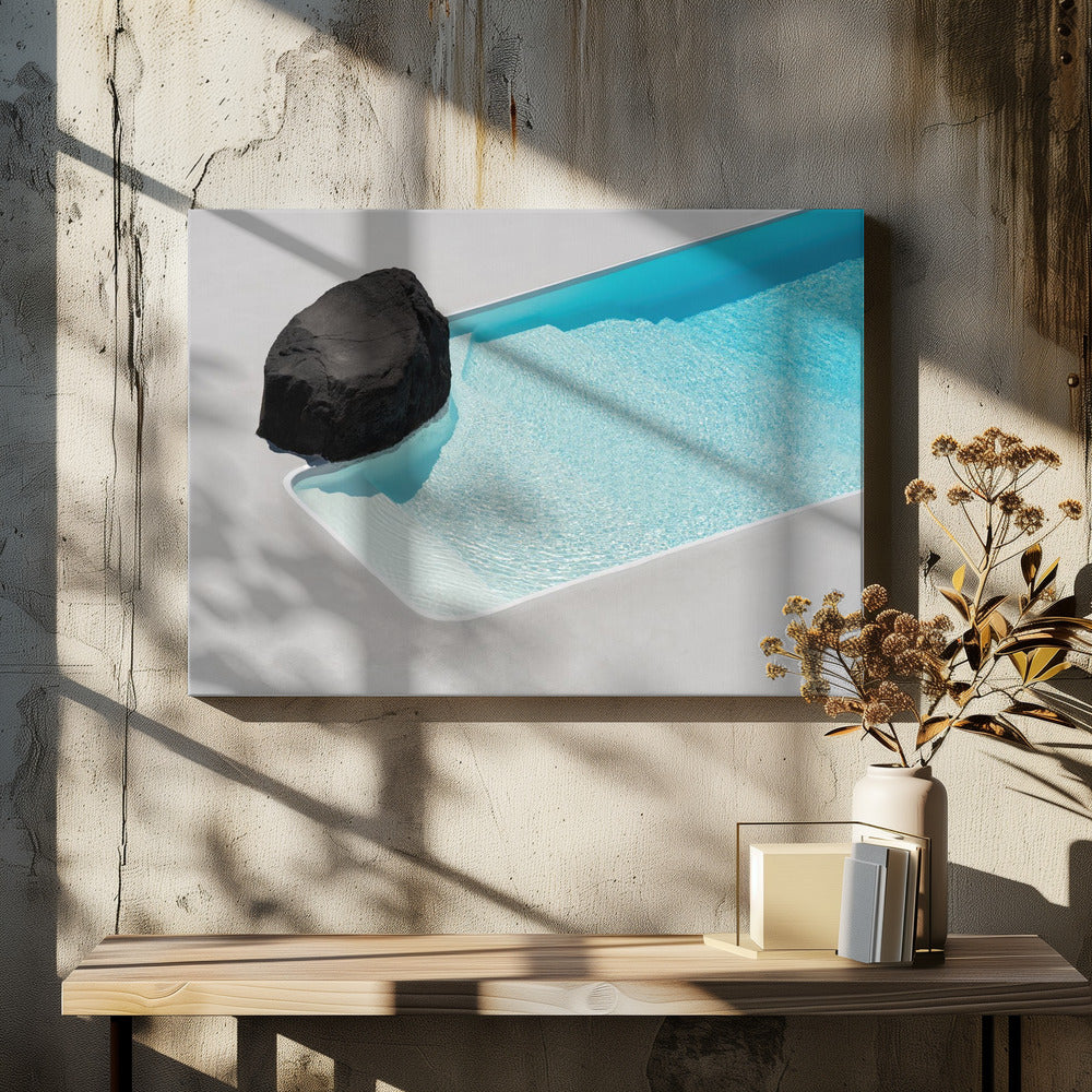 Het zwembad | Canvas