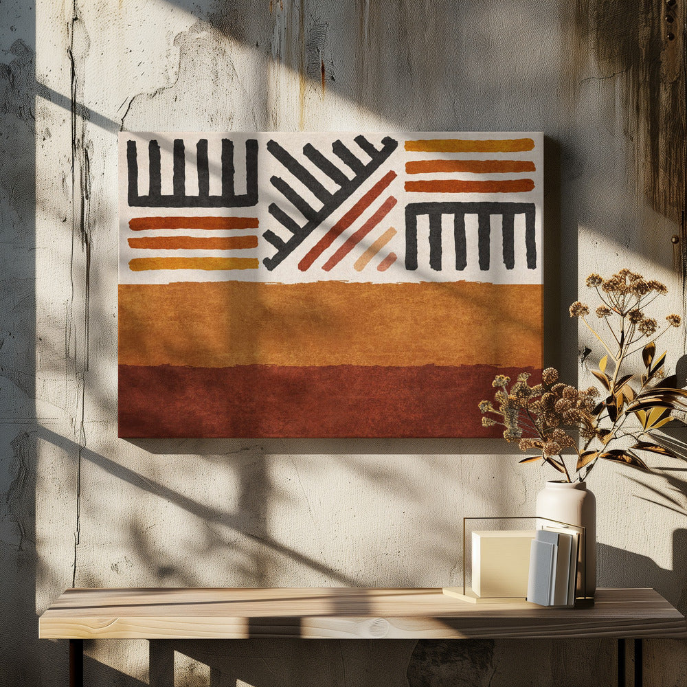 Gepatroneerde aarde | Canvas