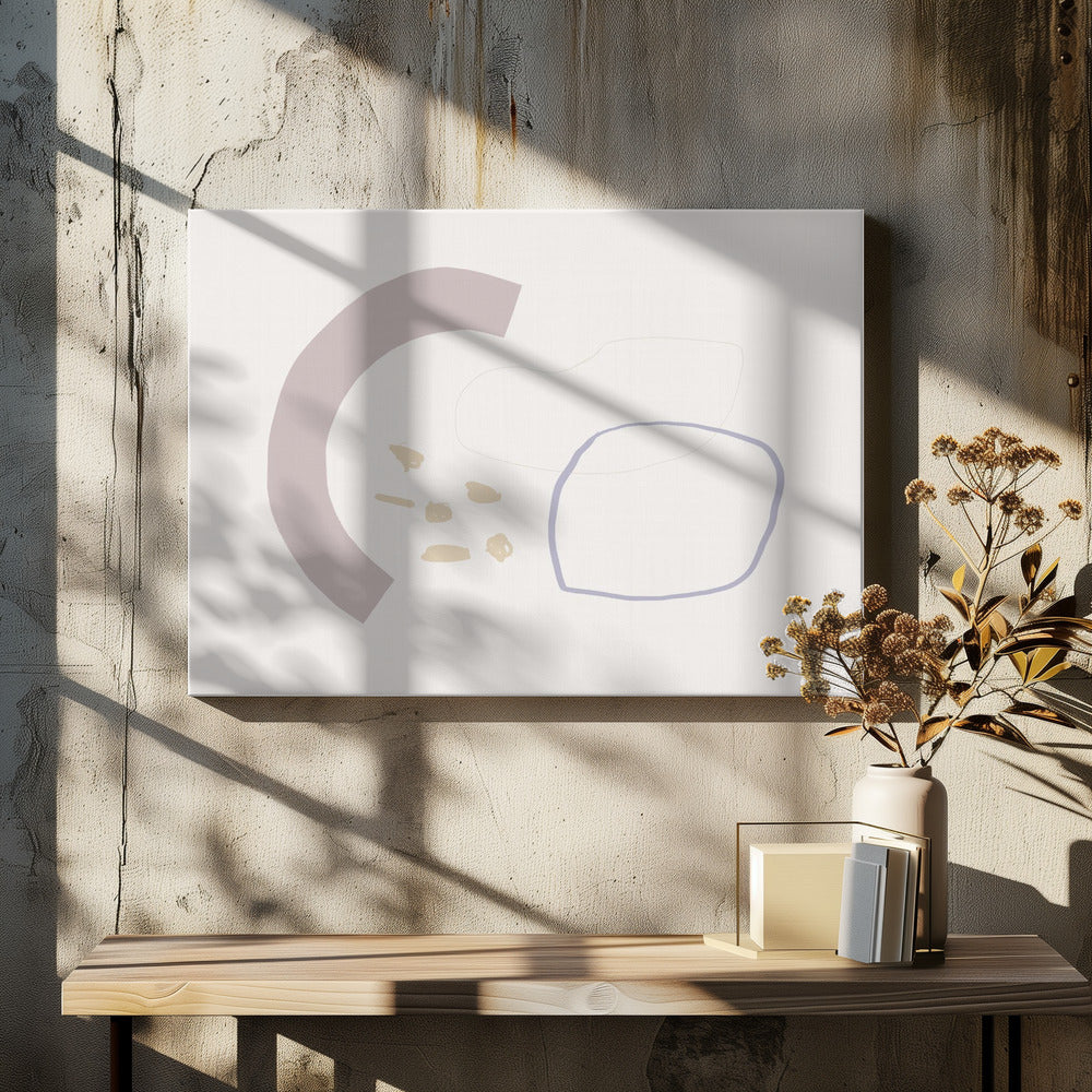 Dromerige vormen dansen | Canvas