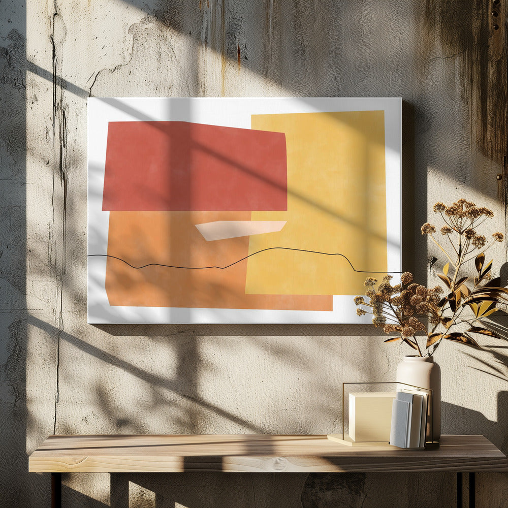 Abstracte Horizonten | Canvas