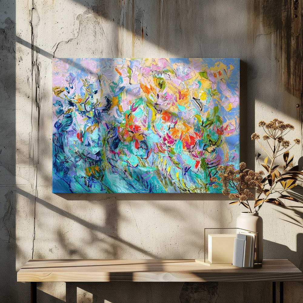 Stralende bloemenharmonie | Canvas