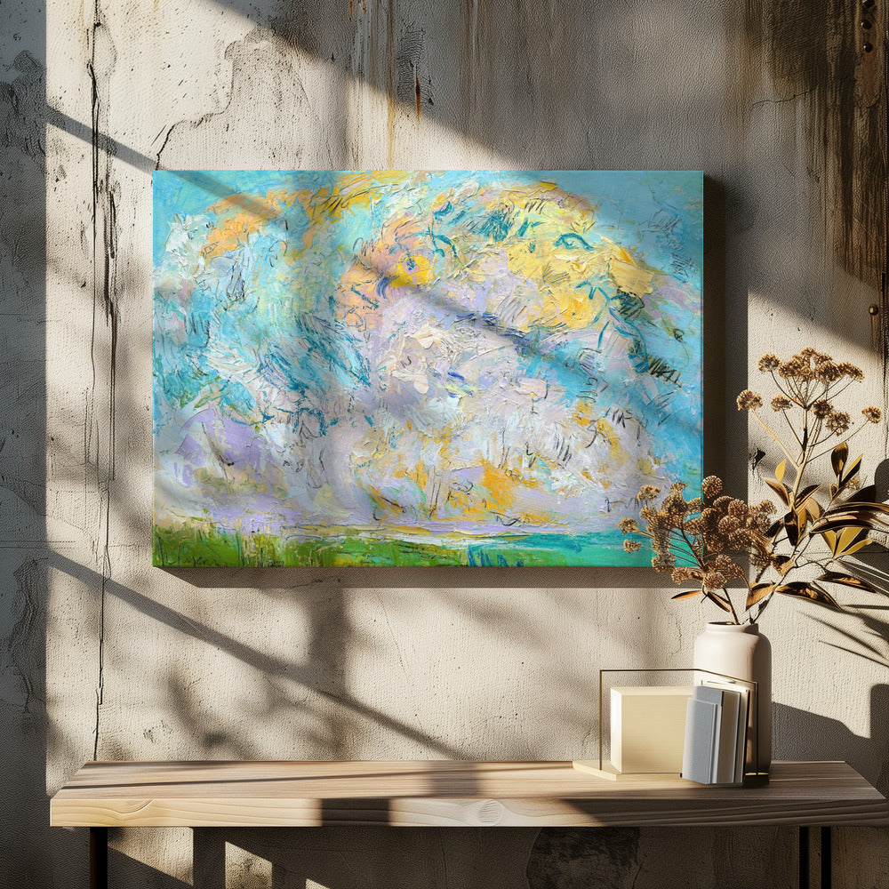 Grillig wolkenlandschap | Canvas