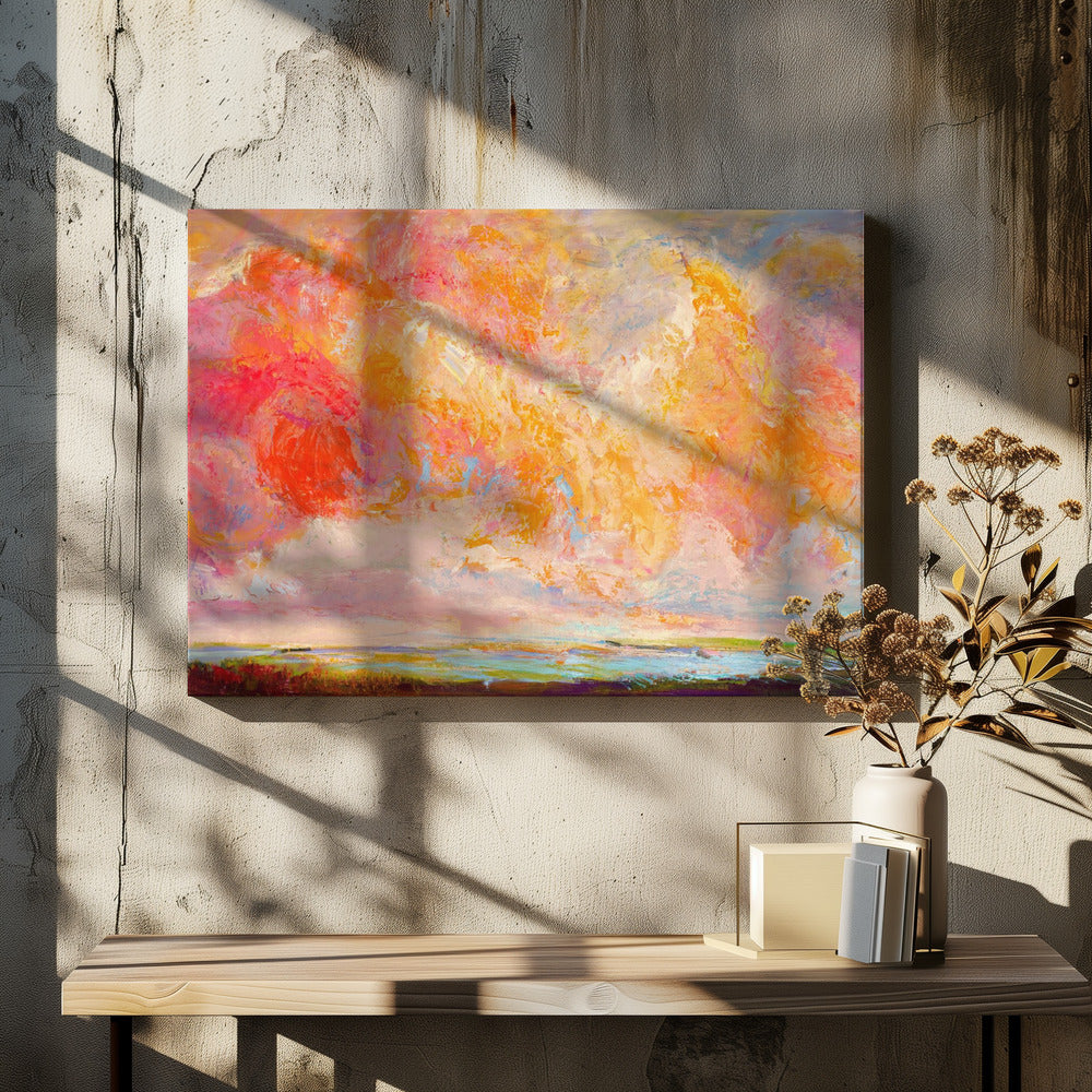Fiery Skyscape | Canvas