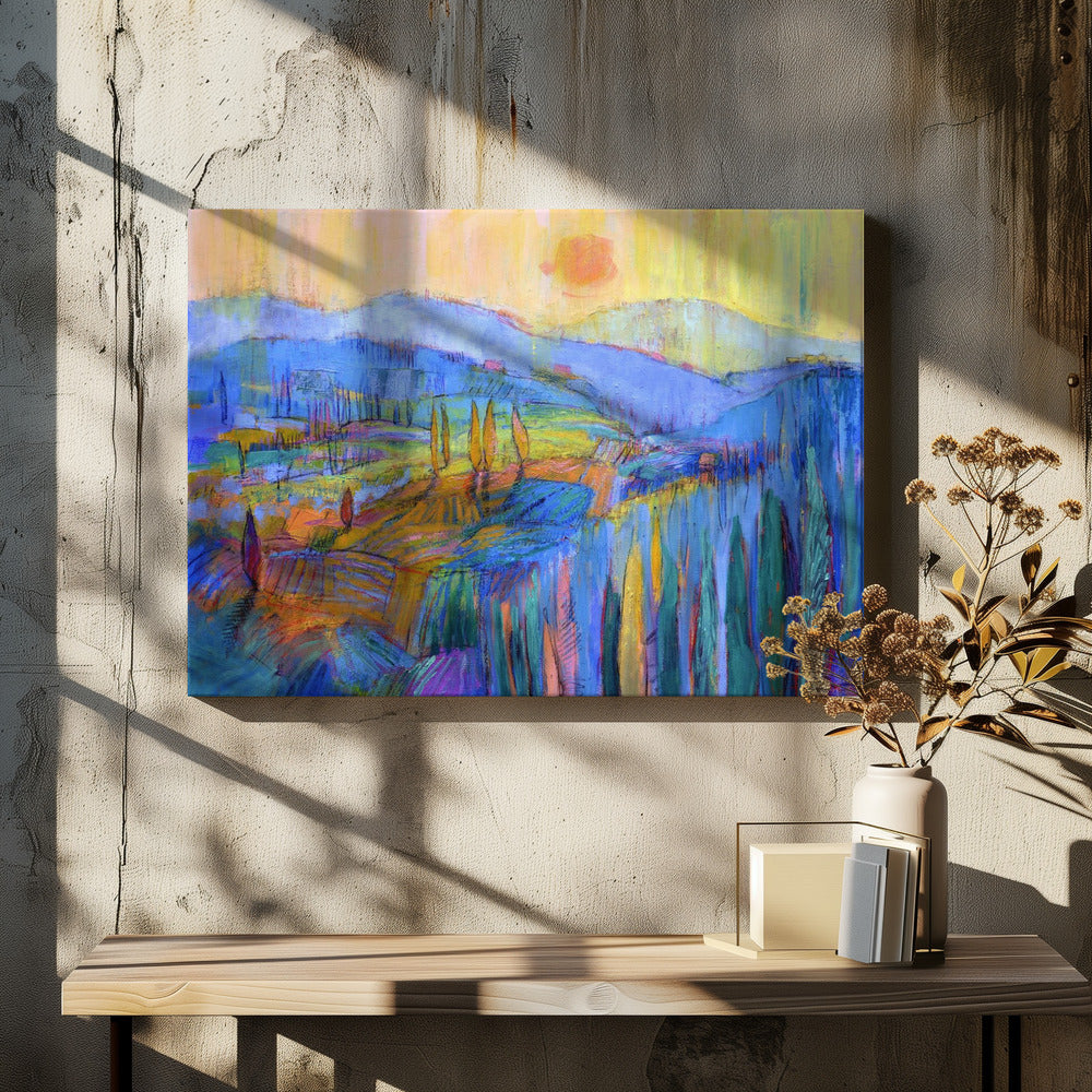 Droomlandschap Zonsopgang | Canvas