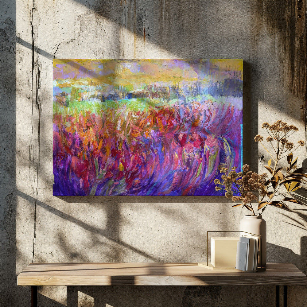 Vibrant Field Hues | Canvas