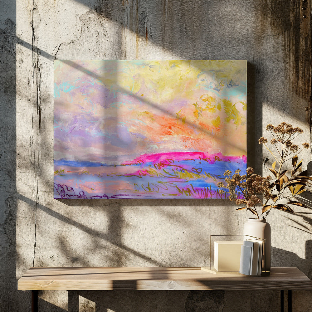 Kleurrijke Horizon | Canvas