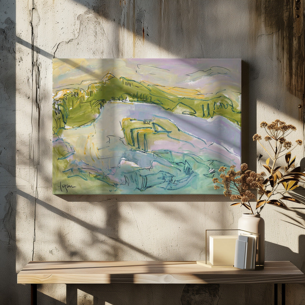 Dromerige Horizon | Canvas