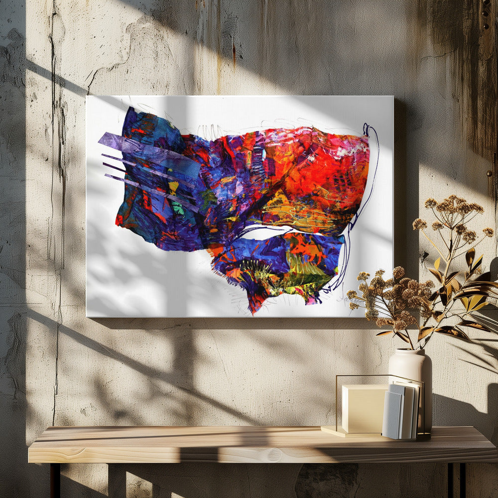 Levendig wandtapijt | Canvas